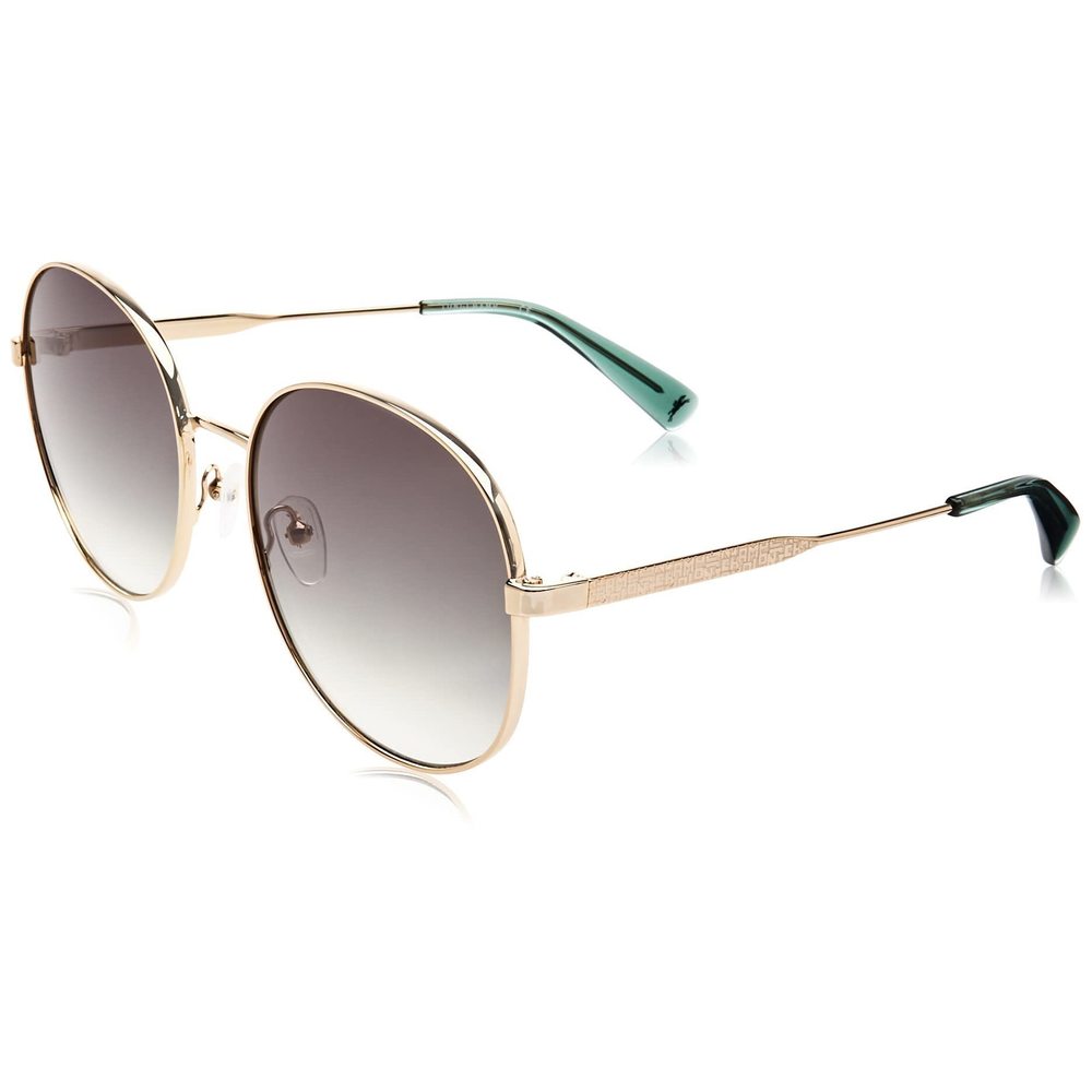 NEW Longchamp LO161S 711 Gold Sunglasses with Green Gradient Lenses